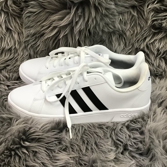 Adidas | Men's Grand Court Base Shoe | White - Picture 3 of 7